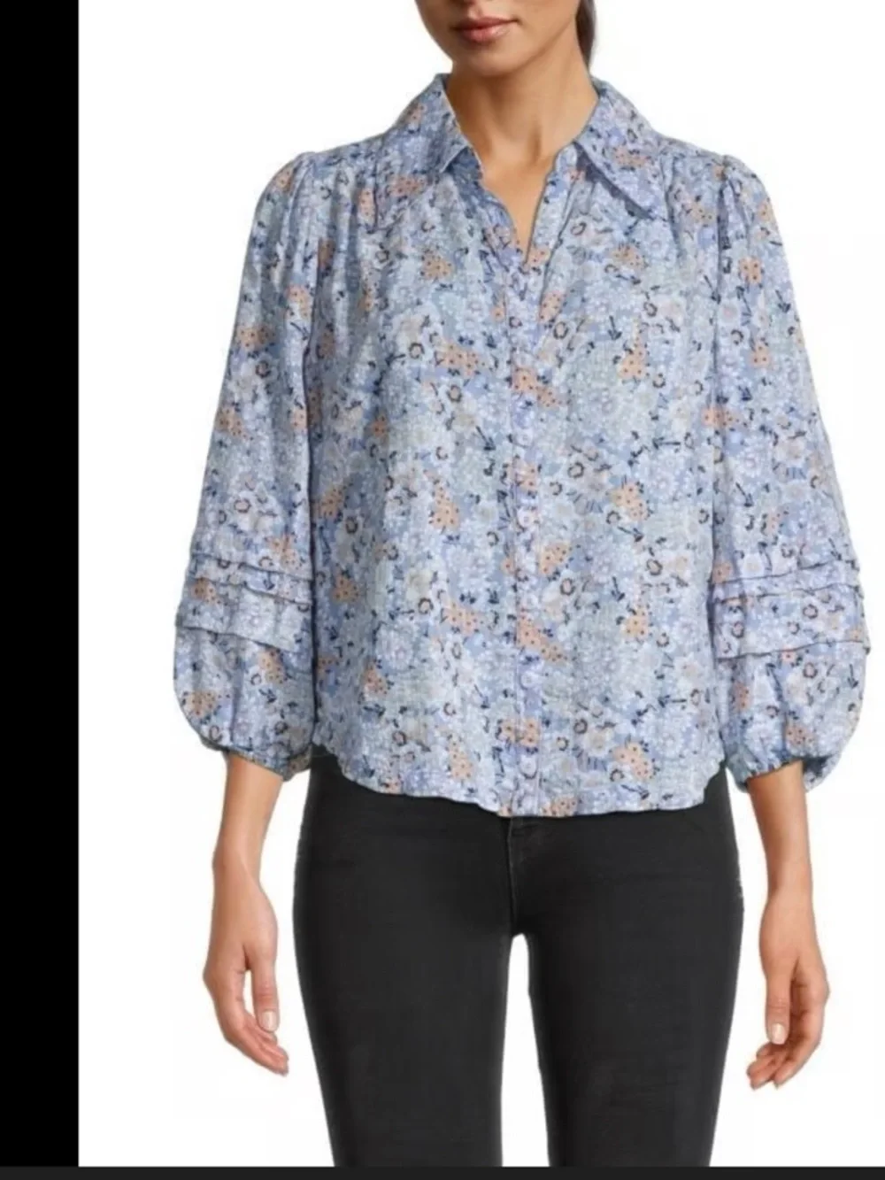 Free People Happy Day Blouse